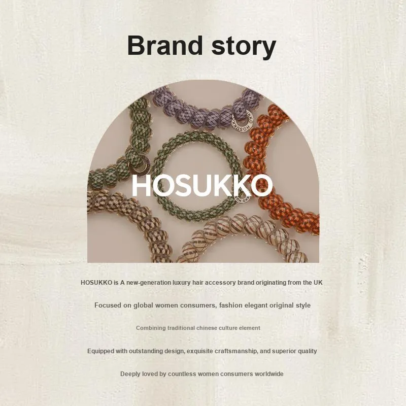 HOSUKKO Eco Friendly TPU Hair Tie Unisex-3