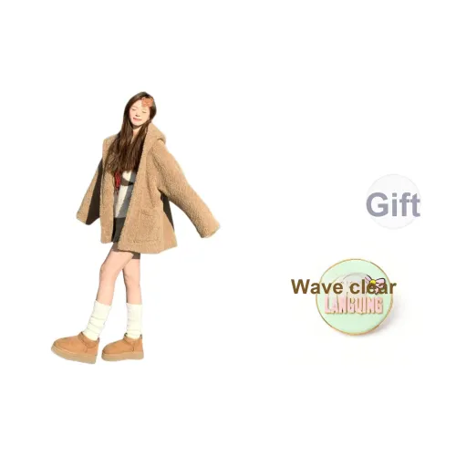 LANGQING Бархат Feel Пальто Женское