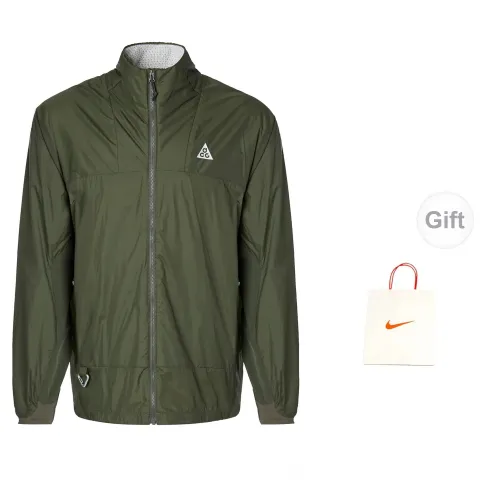 Nike ACG Jackets Men Green+Gift Bag