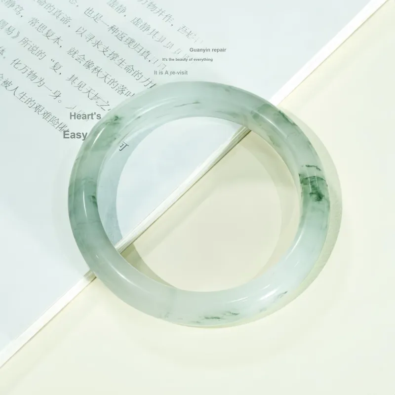 Seven Little Craftsmen Tianshan Jade Jade Bangles Women's-1