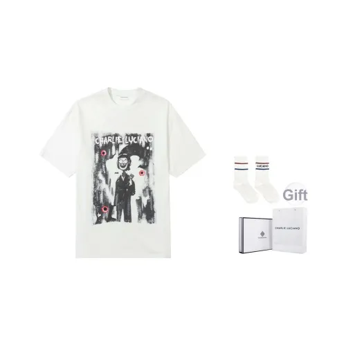 Charlie Luciano Короткий рукав T-рубашки унисекс белый