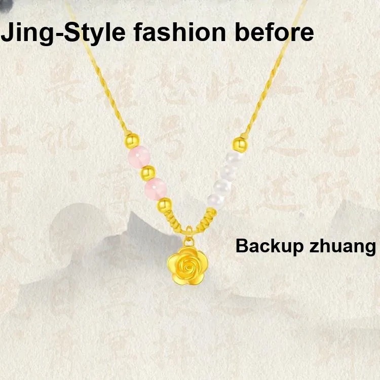 Chongqing Gold Store S990 Silver Necklaces Women's-4