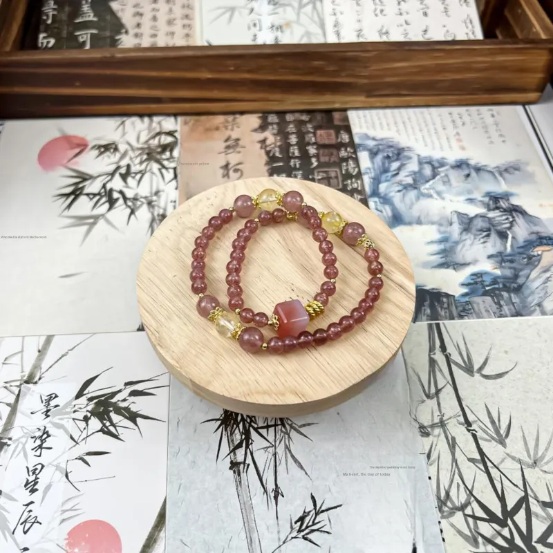 JIAOSHIYU Crystal Bracelets Women's-1