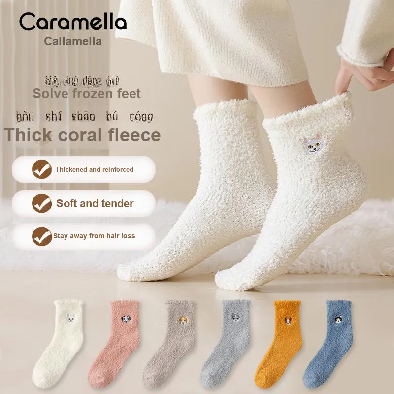 Caramella Mid Calf Socks Women's 5 Pack-2