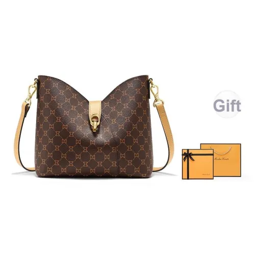 MashaLanti Сумка через плечо из ПВХ и синтетической кожи стандартная женская темно-коричневая и абрикосовая