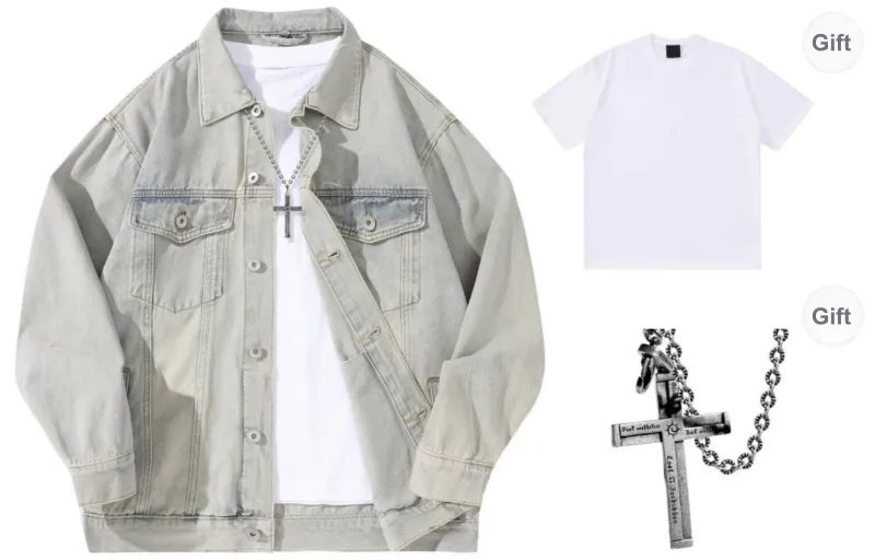 Lost N Forbidden X A.X.S.K Denim Jackets Unisex-21