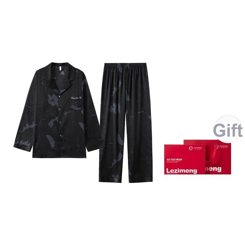 Happy Dreams Pajama Set Men's Gift Box Set Black