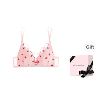 MISS CURIOSITY Bra Women's Gift Box Set Attraction Pink