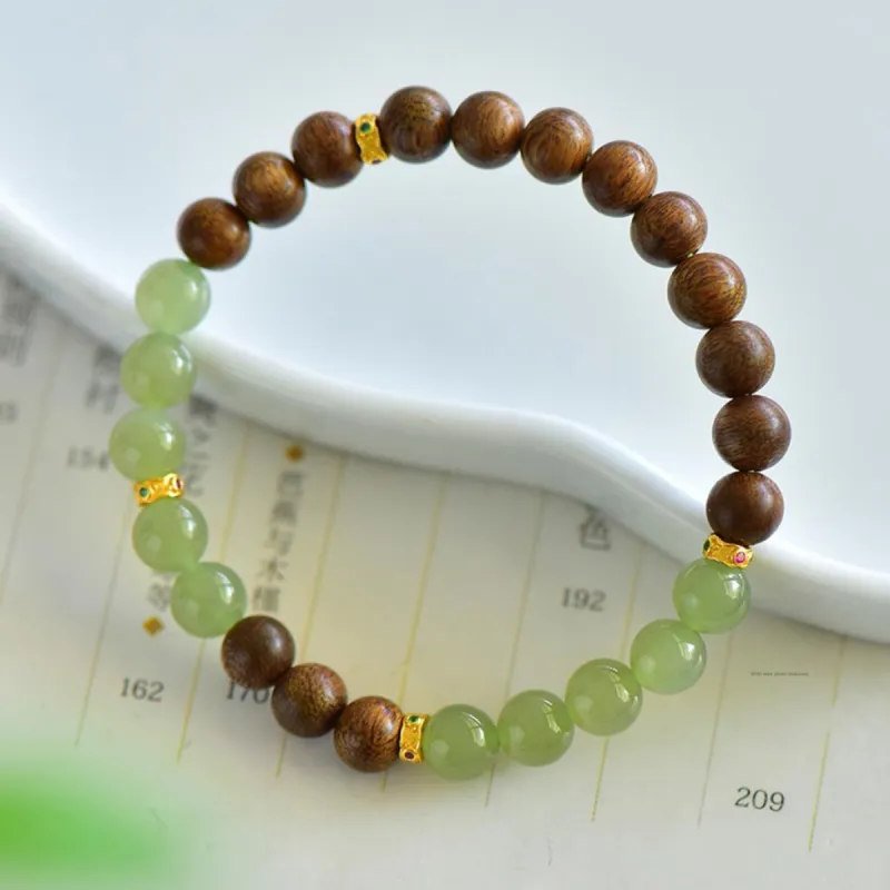 LAOMIAO Hetian Jade Green Jade Women's-5