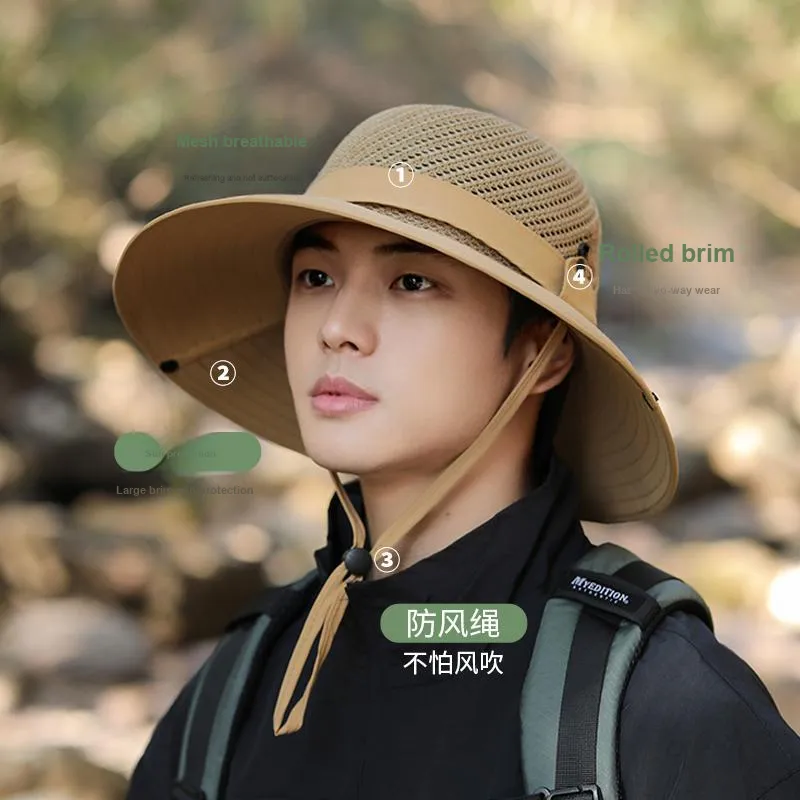 NANJIREN Lightweight Sun Protection Hats Men's-1