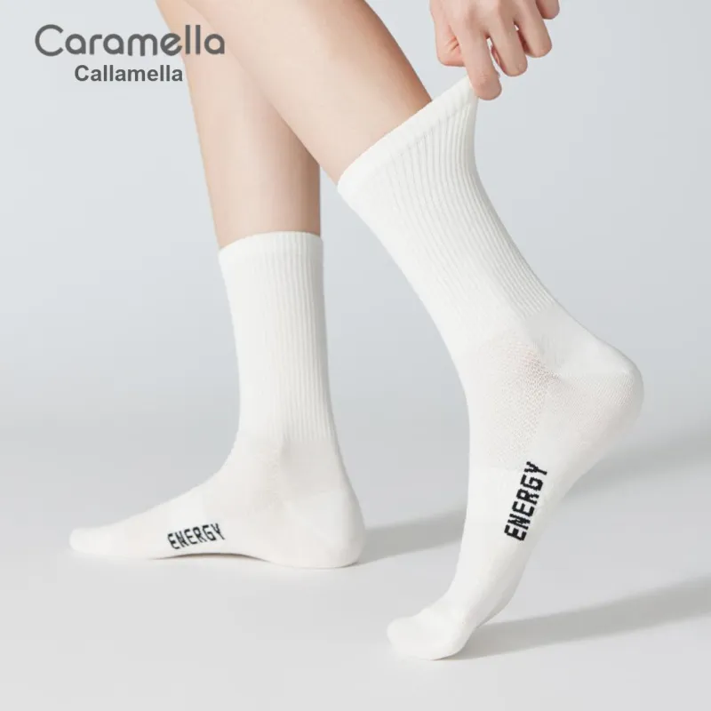 Caramella Mid Calf Socks Unisex 5 Pack-1