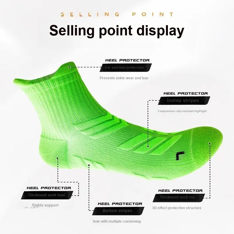 LUOLIAN Mid Calf Socks Unisex 5 Pack-52