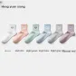 Milk White+Light Green+Light Blue+Light Gray+Light Pink+Russet Red