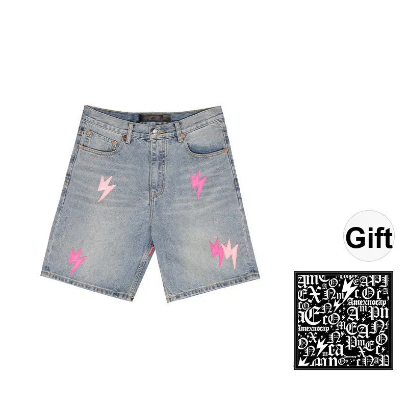 Amexnocap Синий Унисекс Джинсовые шорты