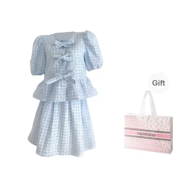 XUANSHU Two Piece Skirt Sets Women's