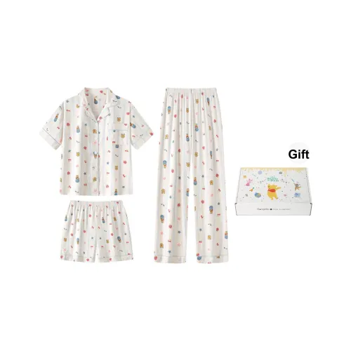 Gongdie X Disney Пижамный комплект женский абрикос набор в подарочной коробке