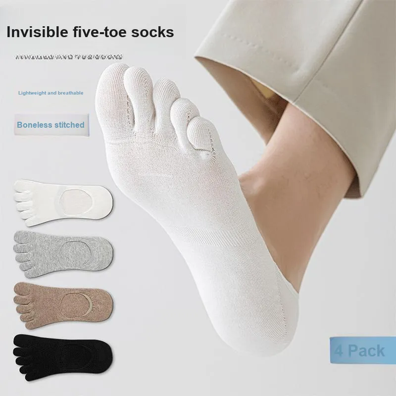 MIZU No Show Socks Men's 4 Pack-10