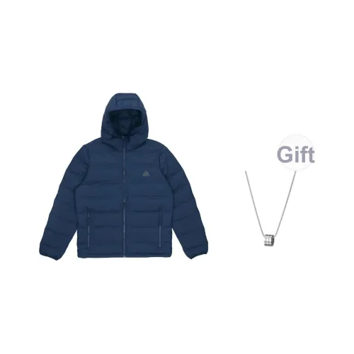 Adidas Helionic Пуховик Унисекс Университетский синий с ожерельем