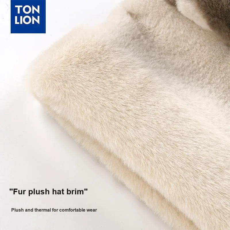 Tonlion Polyester Hoods & Plush Hats Unisex-3