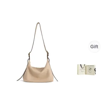 COCOEVA Cow Leather Shoulder Bag Crossbody Bag Regular Women's Apricot