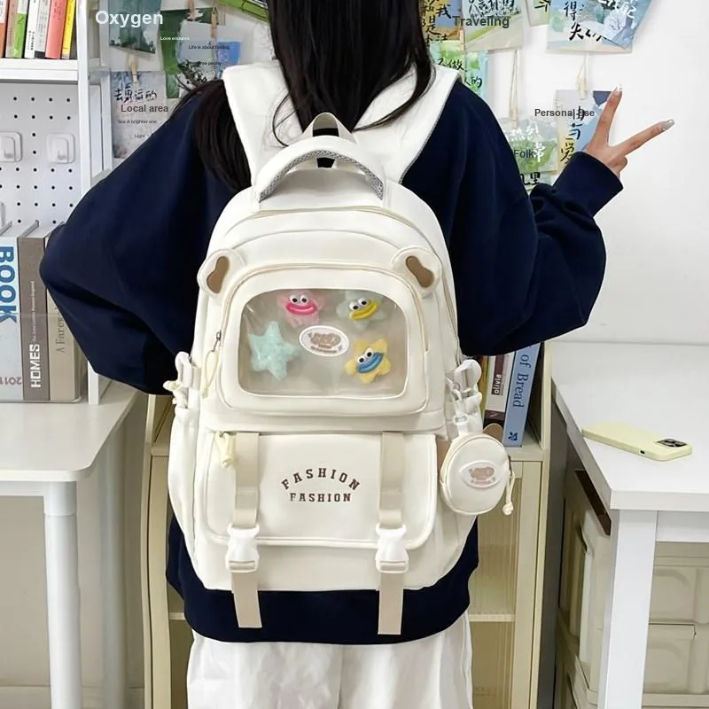 AIBAG Twill Backpack Unisex Multicolor-4