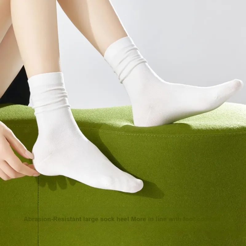 Temooues Mid-Calf Socks Women's Combo Set-3