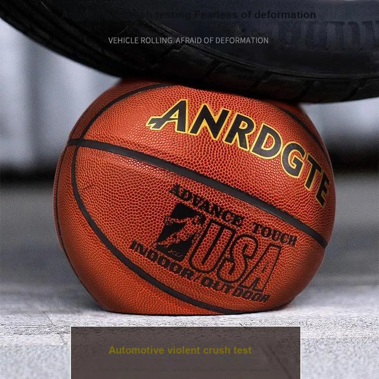 UMA Microfiber Leather Basketball Red Brown Size 7 Training Unisex-2