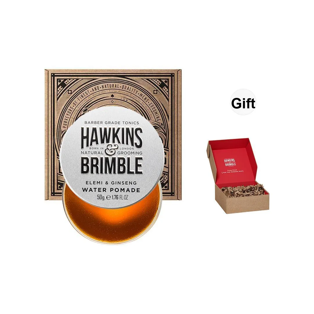 HAWKINS BRIMBLE Little Серебряный Консервы Вода Основанное Масло Коробка Стайлинг 50г 50г*2