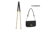 Gucci, Black Leather Cuban Chain 90cm