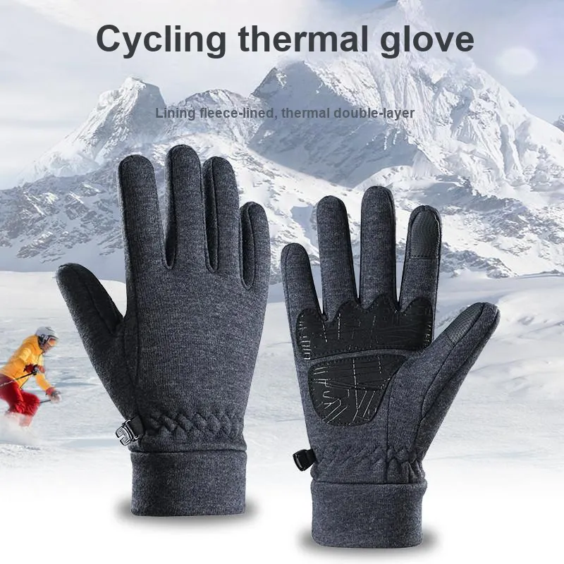 HNJ Riding Equipment Cycling Glove Unisex Polyester-1