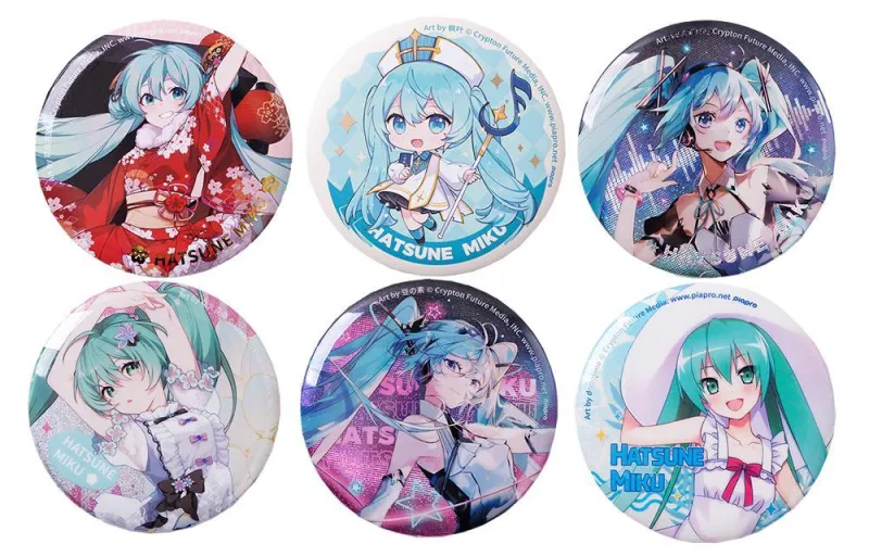 MOEYU Hatsune Miku Badge Miku Tinplate Commemoration Badge Anime Collection Badges-55