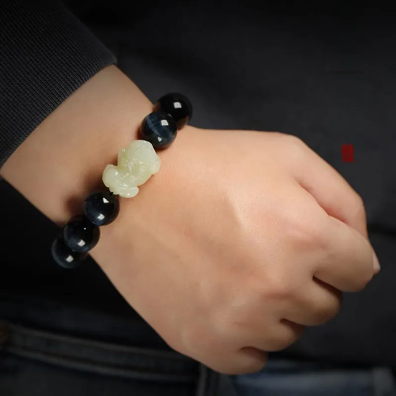 ZHIZUO Tiger's Eye Stone Bracelets Unisex-3