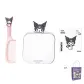Kuromi Metal Floor Mirror+Pink Cartoon Comb Clothing Sets & Shopping Bag Included