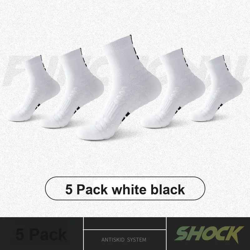 ROBINHOOD Basketball Socks Men's 5 Pack-9
