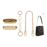 2 Pcs Felt Liner+Camellia Extender Chain+Decorative Chain