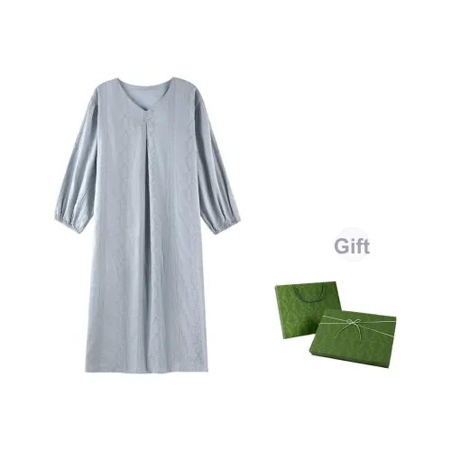 ZumashL Ночная сорочка Женская Подарочный набор Gift Box Set Святой Грааль синий