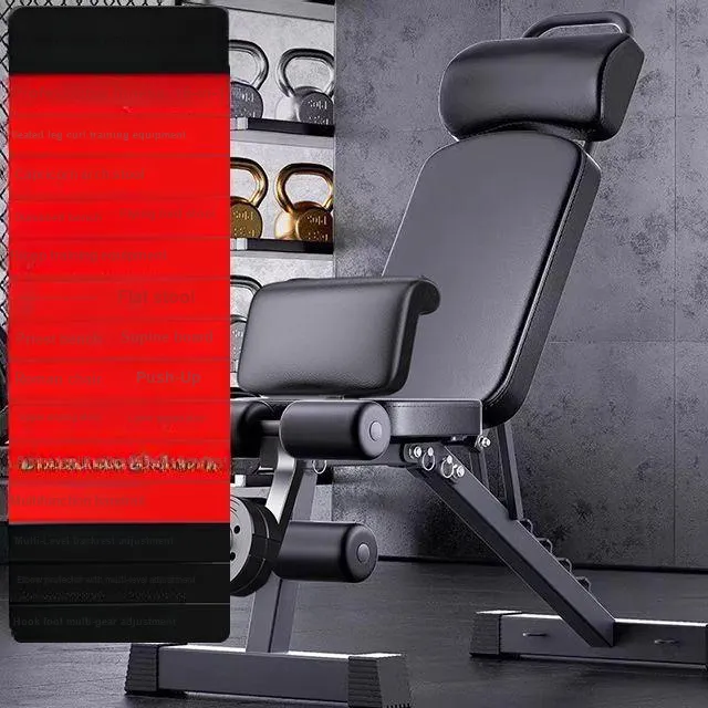 Tanxianhu Dumbbell Home Multifunction Fitness Equipment Sit Up Assist Folding Board And Bed-13
