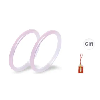 LUXLINE Chalcedony Jade Bangle Women's
