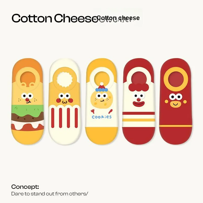 COTTON CHEESE Ankle Socks Unisex 5 Pack-2