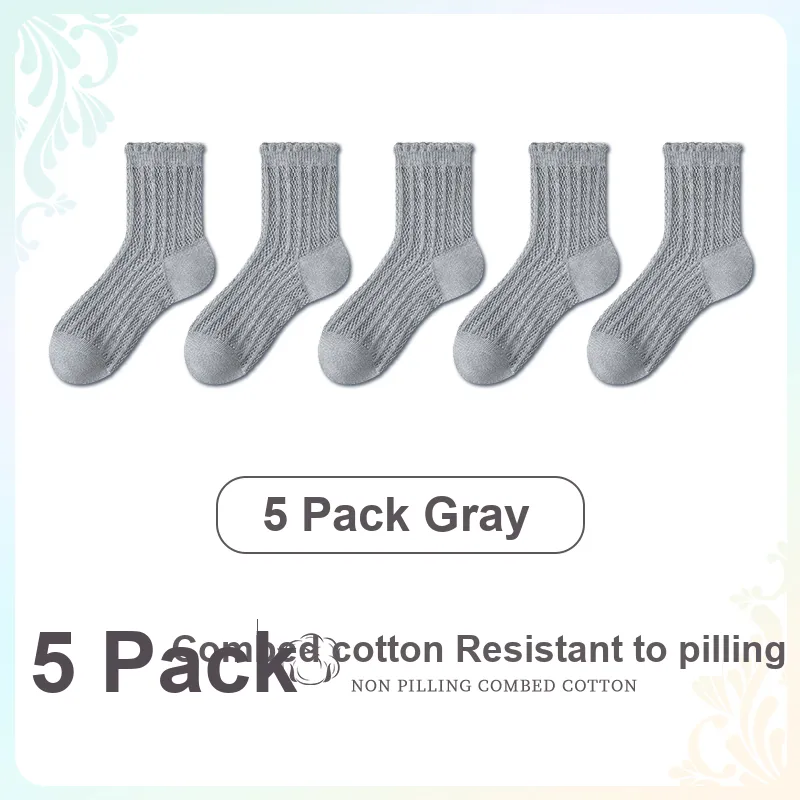 ROBINHOOD Mid Calf Socks Women's 5 Pack-29