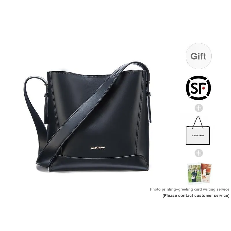 RED DRAGONFLY PU Leather Tote Crossbody Bag Shoulder Bag Handbag Regular Women's Apricot/Coffee-6