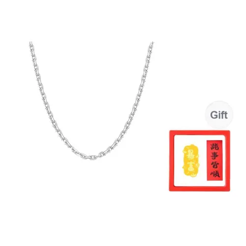 Chongqing Gold Store S925 Silver Necklaces Unisex