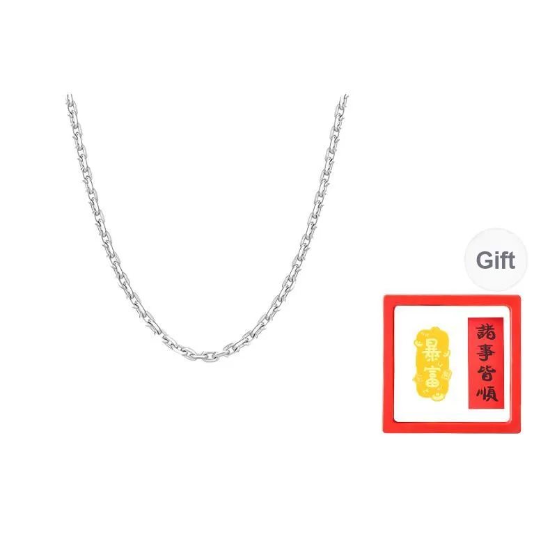 Chongqing Gold Store S925 Silver Necklaces Unisex-0