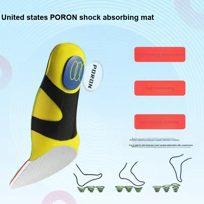 HAPENSS United States Poron Shock Absorbing Mat Insoles Kids'-3