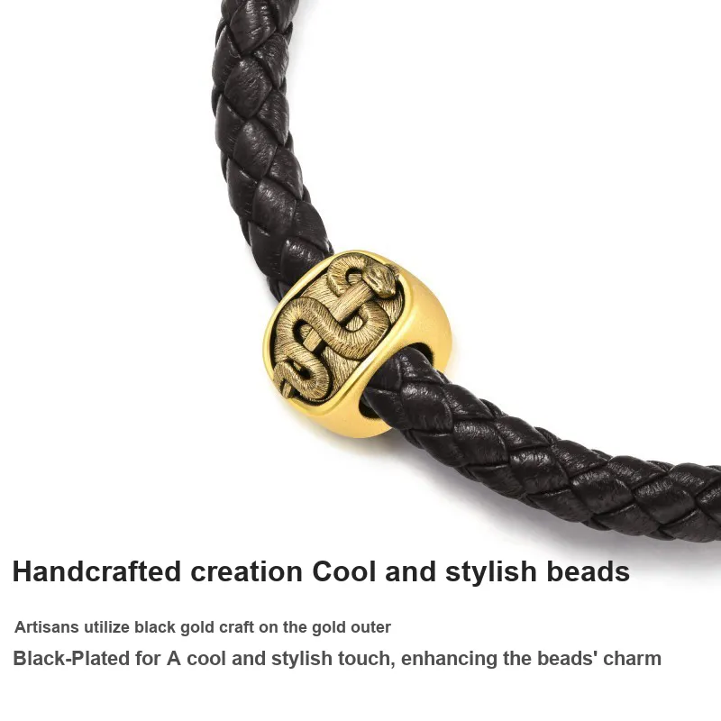 YASHENGZHUBAO Gold Bracelet Men-4