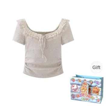 REMOULD T Shirts Women's White Heather Gray Top Shopping Bag