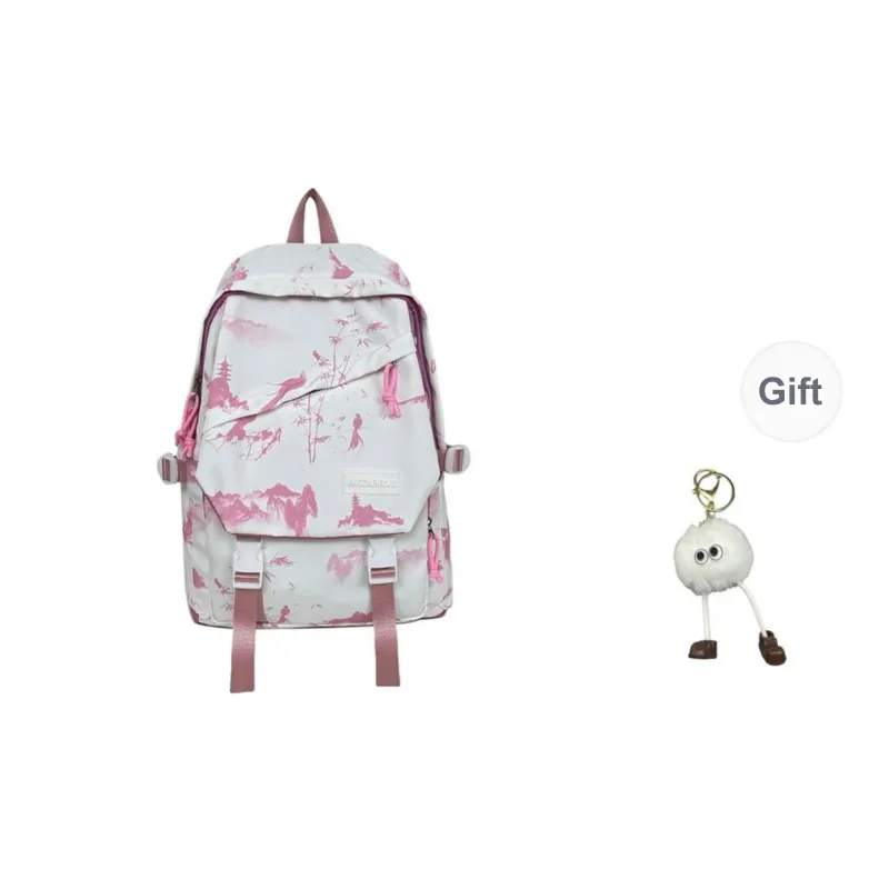 URBAN FOREST Nylon Backpack Unisex Multicolor-12
