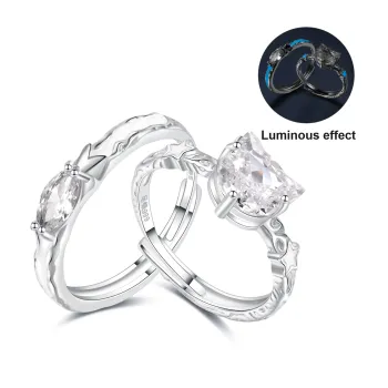 CAREBEARS S999 Fine Silver Rings Unisex