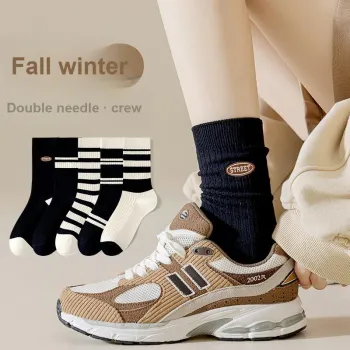 MIIOW Trend Party Series Mid Calf Socks Women's Shopping Bag Combo Set
