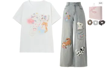 SNBL Casual Suits Women's T Shirt+Pants